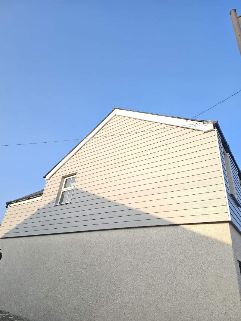 Cedral cladding and pebble dash house across Anglesey, Gwynedd and Bangor