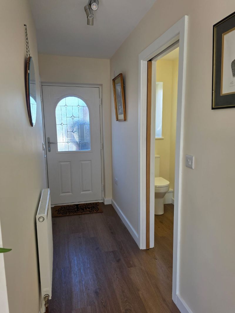 Hallway area in garage conversion in Anglesey and Gwynedd
