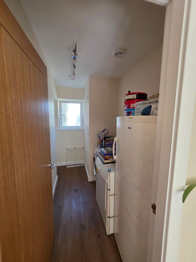 Utility space created during garage conversion in Anglesey and Gwynedd